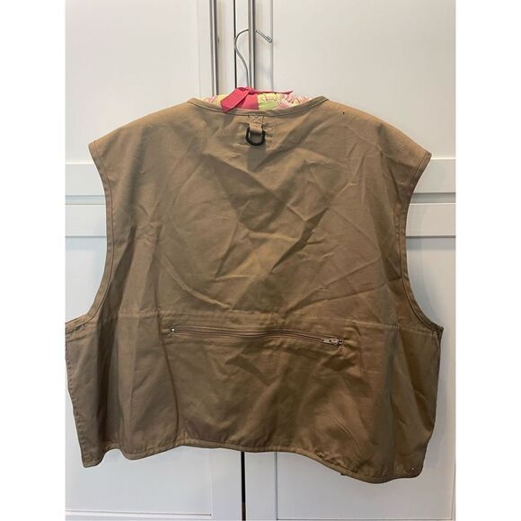 Ausable Sport Fishing Vest NWT Tan Sz XXL - Picture 2 of 6